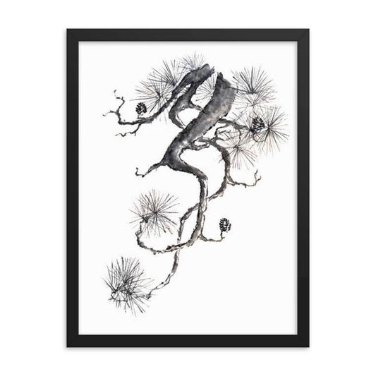 Hanging Branch Print - Bonsai-En