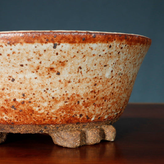 Hand Made Round Bonsai Pot - Denise Allen