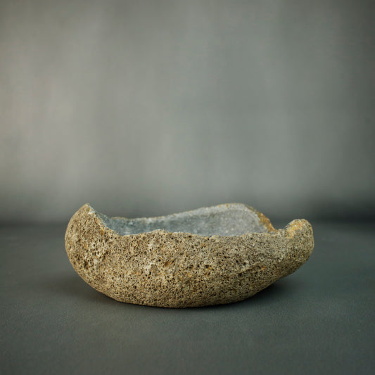 Natural Stone Kusamono Pot #3