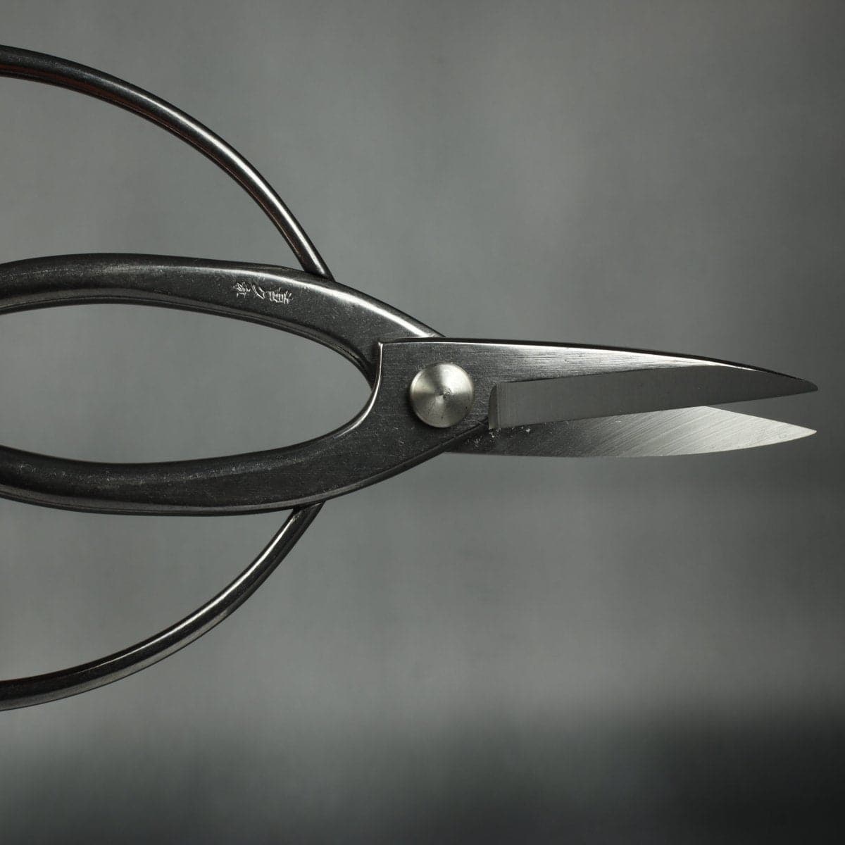 180mm Stainless Steel Bonsai Root Scissors open blades