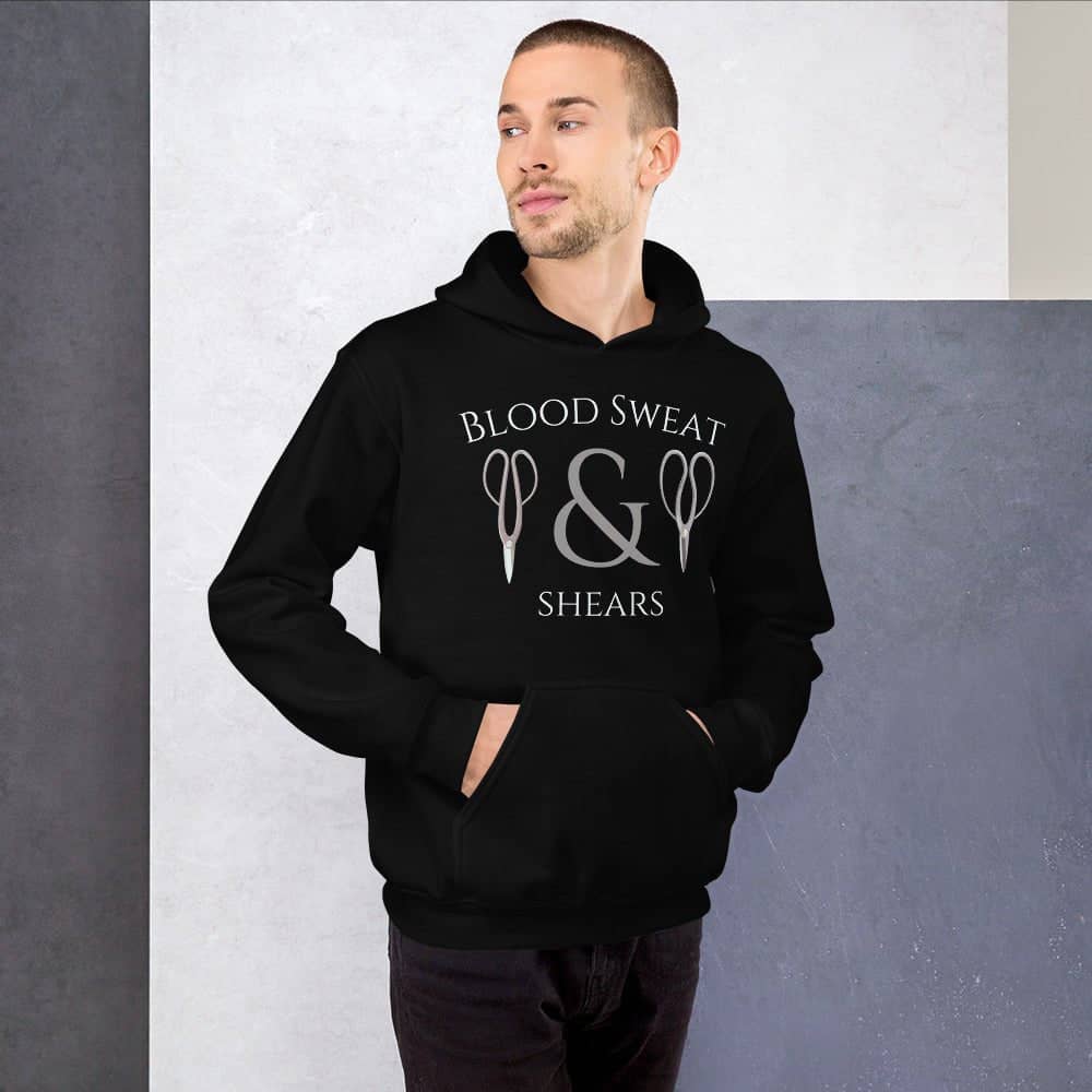 Blood Sweat And Shears Dual Scissors Unisex Hoodie