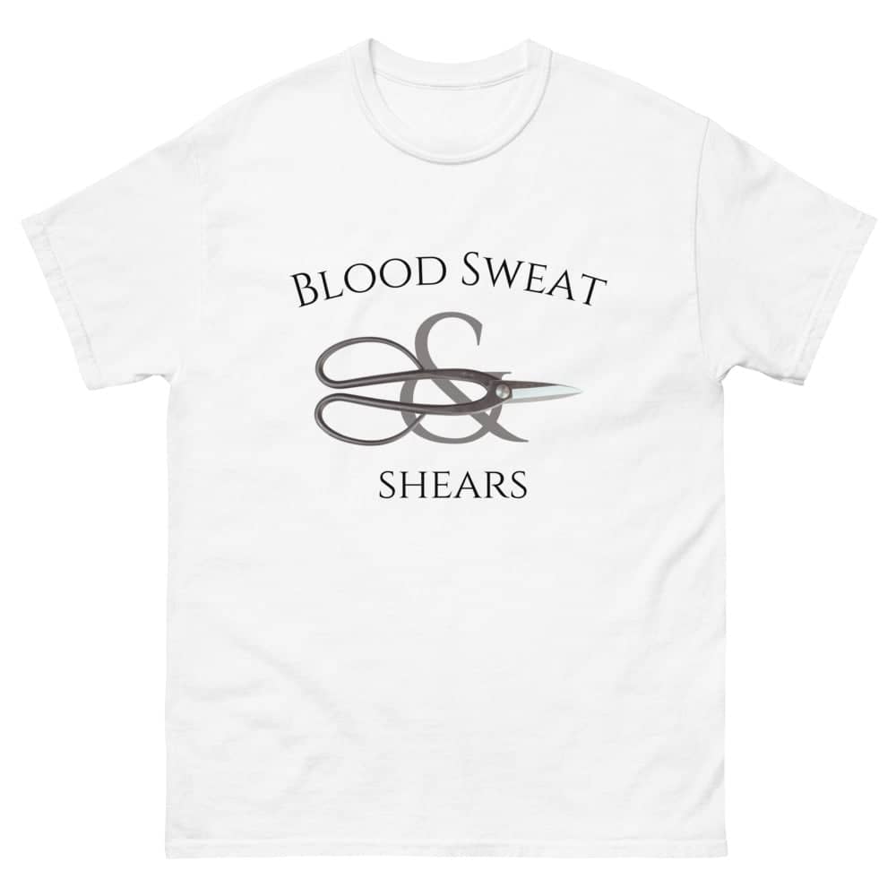 Blood Sweat And Shears White t-Shirt - Bonsai-En